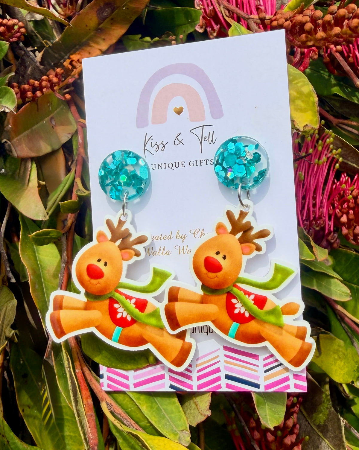 Reindeer Dangle Earrings