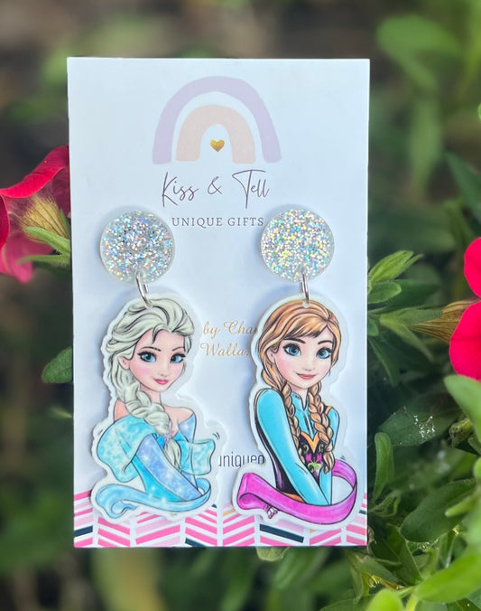 Elsa & Anna Dangle Earrings