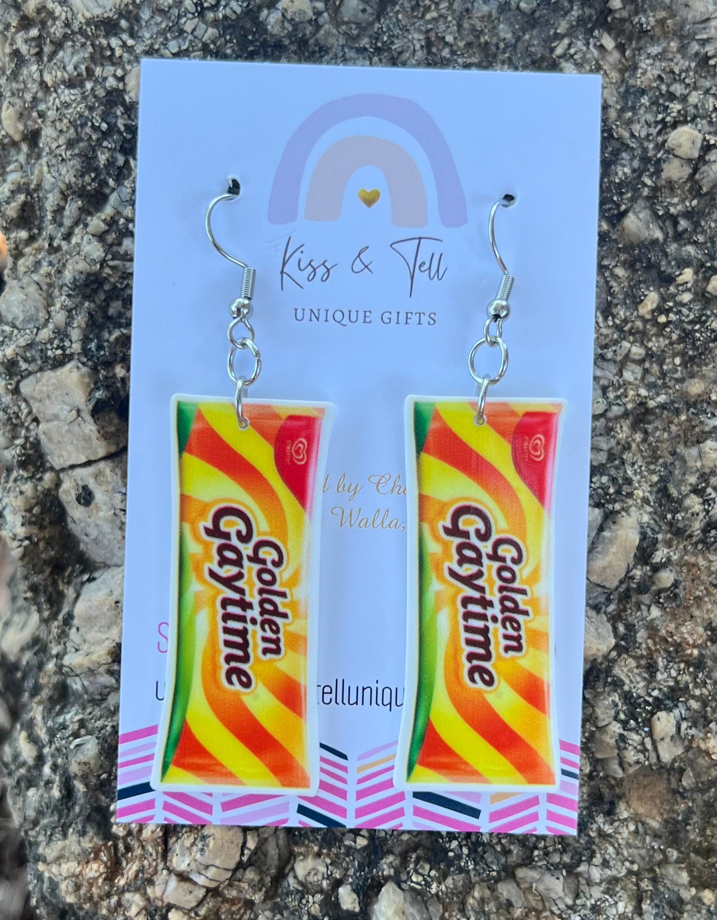 Gaytime Ice Cream Dangle Earrings