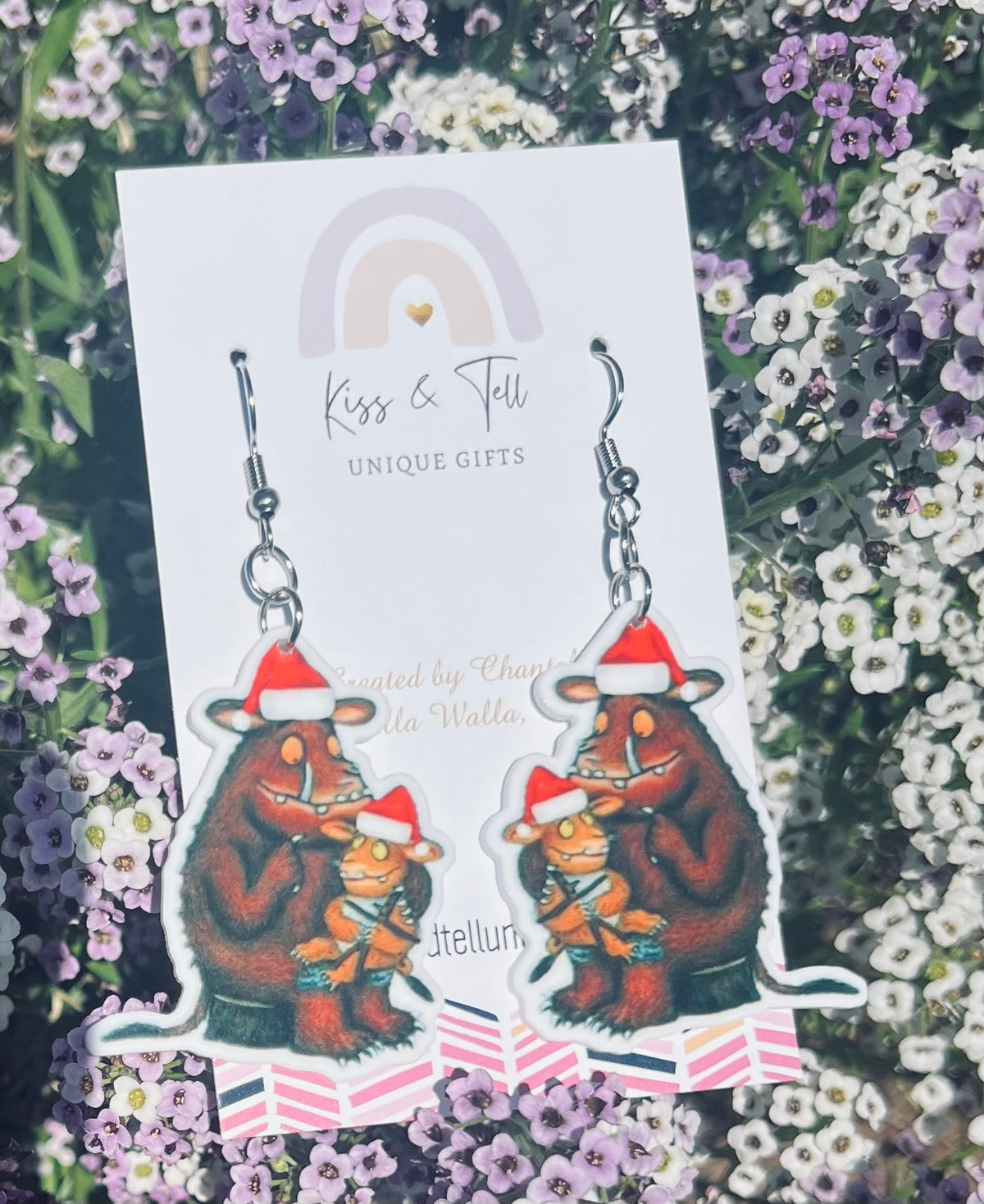 Christmas Gruffalo Dangle Earrings