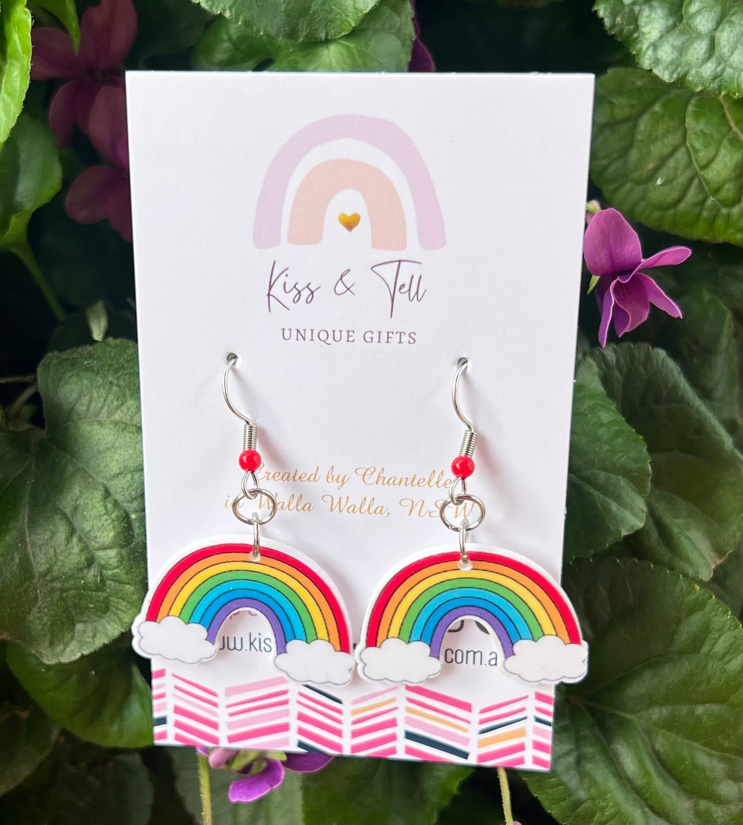 Rainbow Dangle Earrings