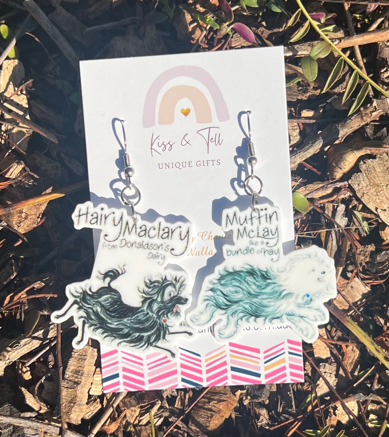 Hairy Maclary Book Character Earrings