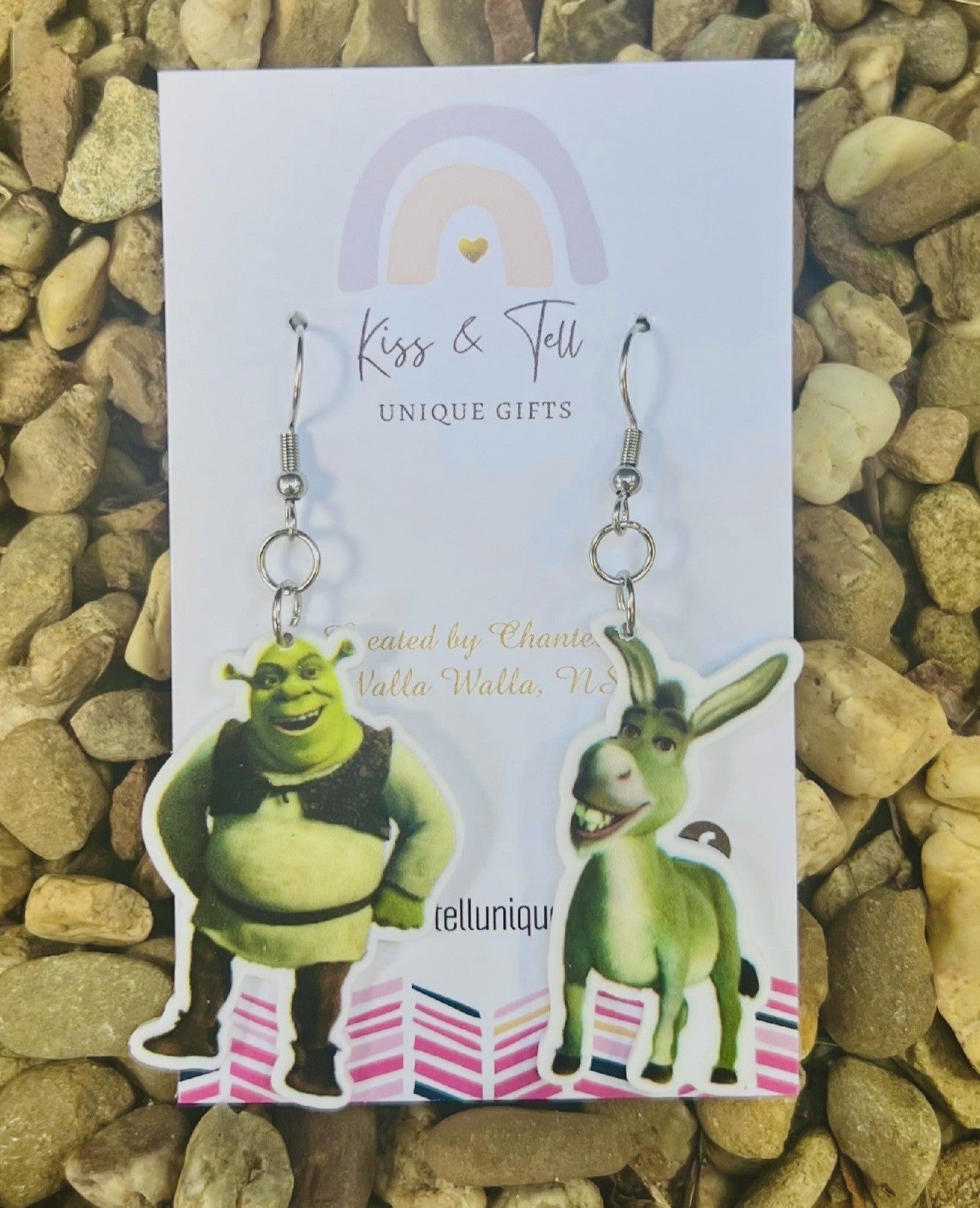 Shrek & Donkey Dangle Earrings