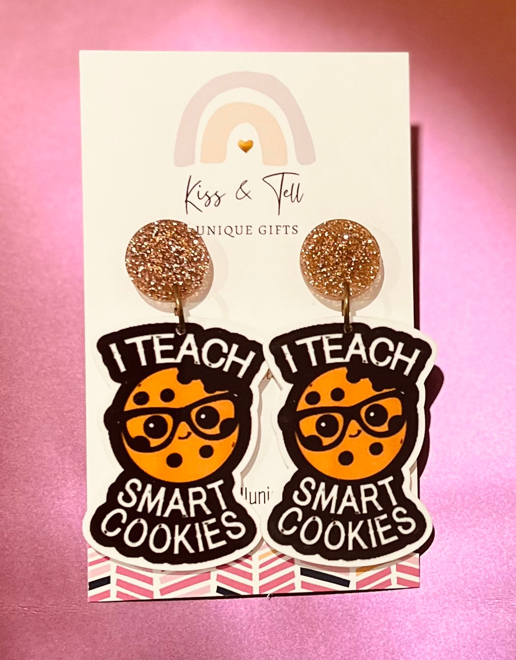 "I Teach Smart Cookies" Earrings