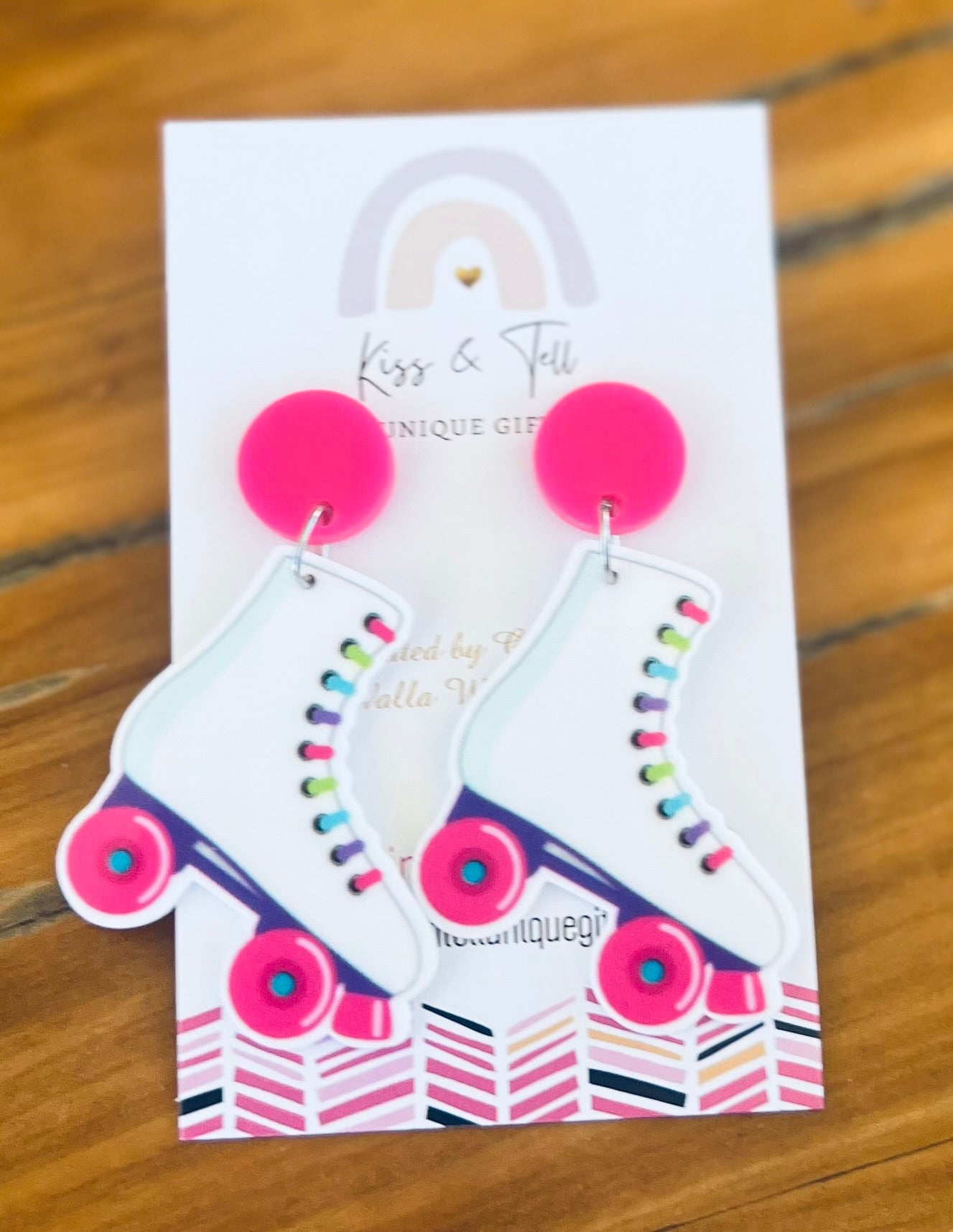 Roller Skate Dangle Earrings