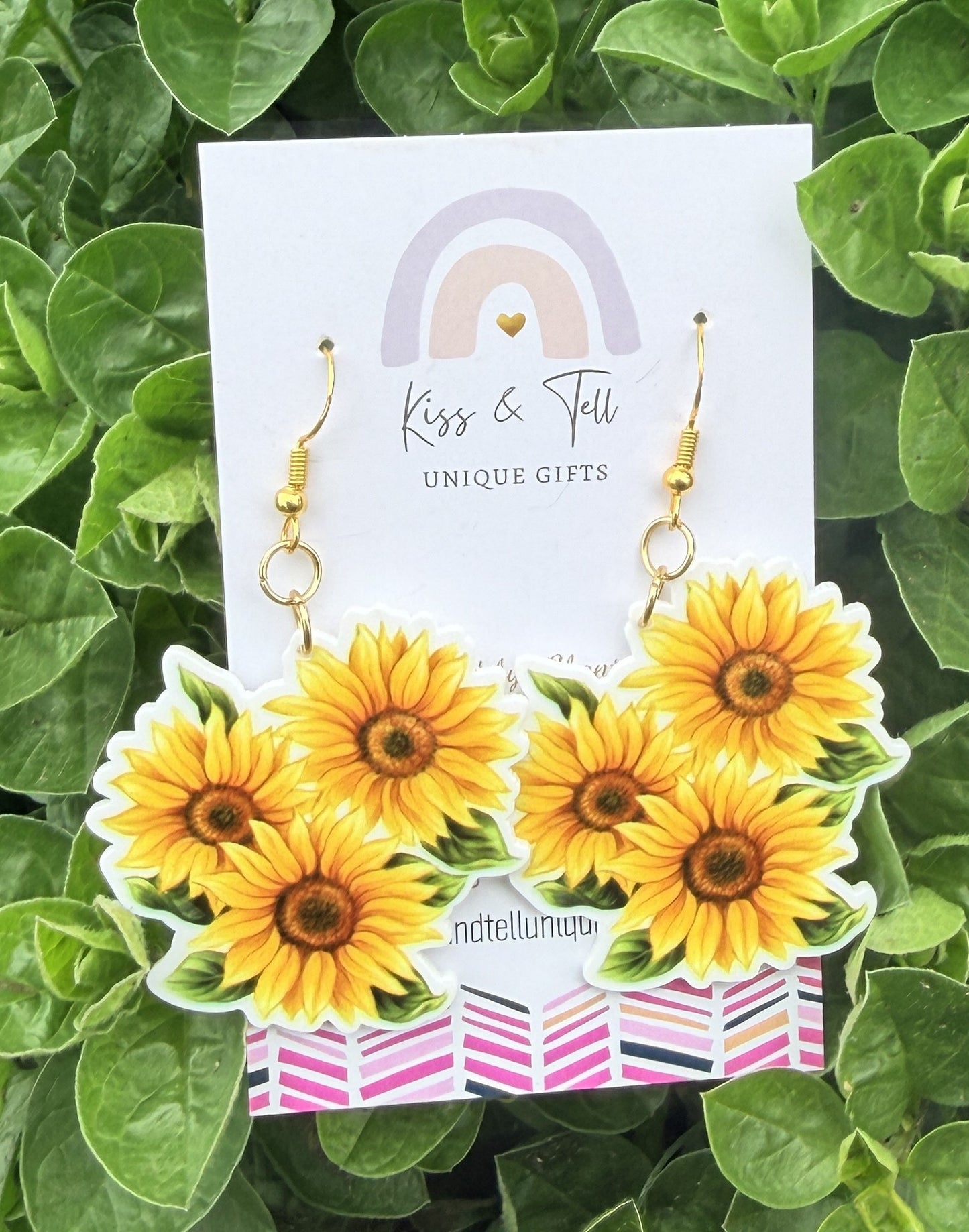 Sunflowers Dangle Earrings