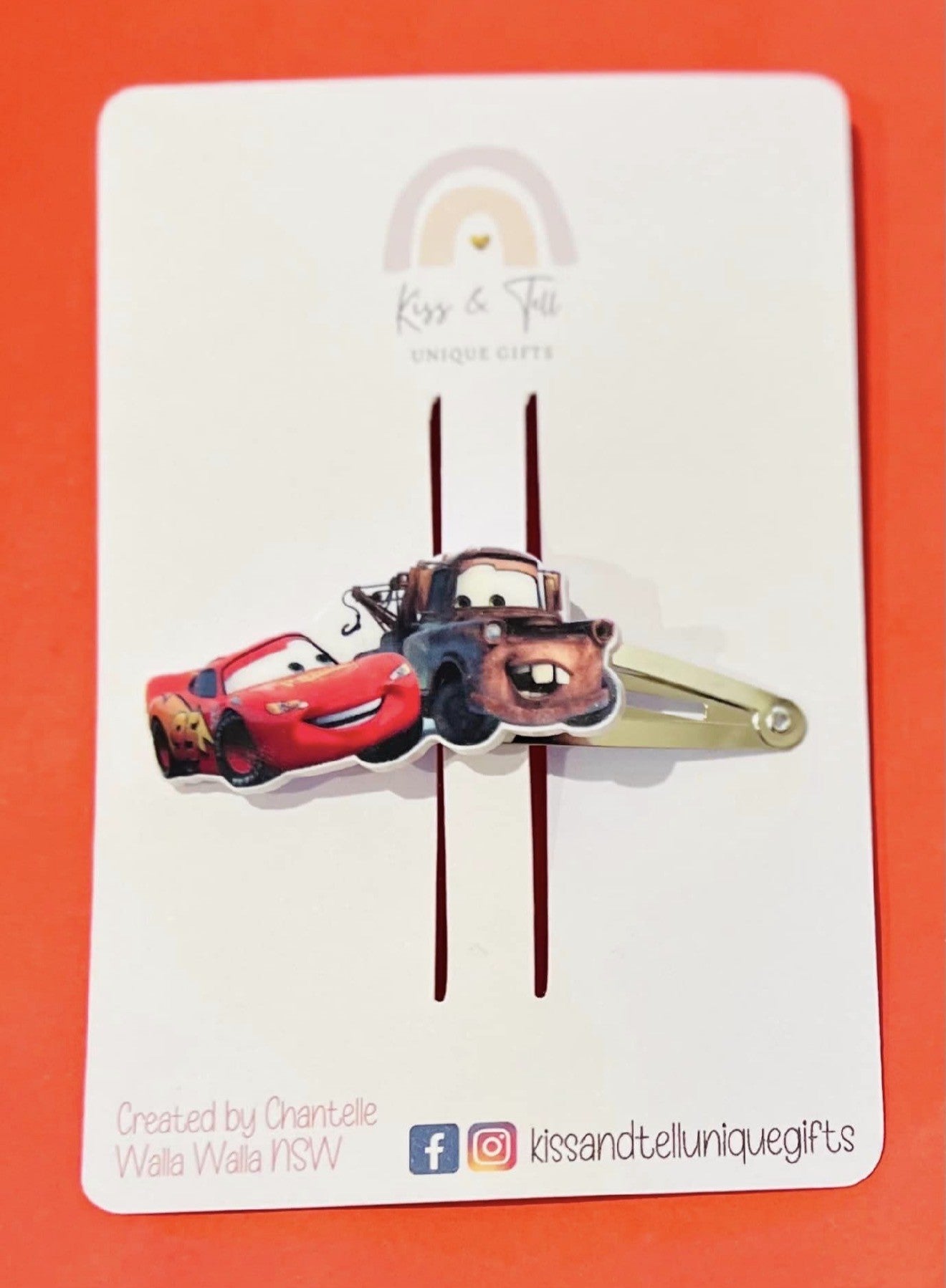 Cars Movie Hair Clips