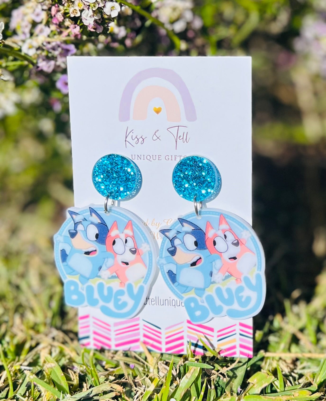 Bluey & Bingo Drop Earrings