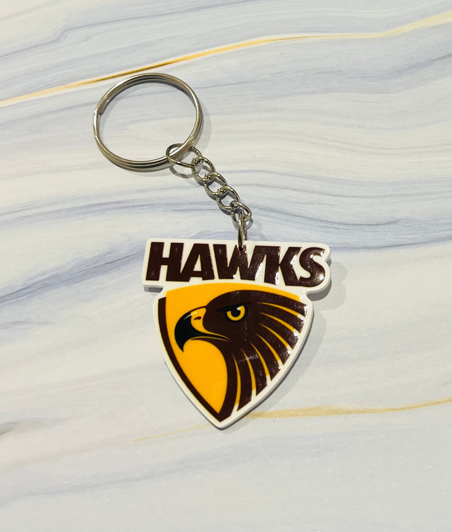 Hawks Team Keyring