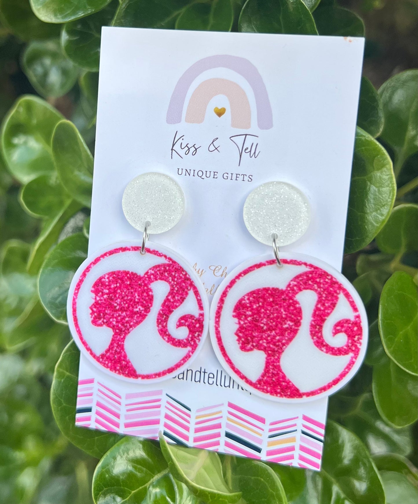 Barbie Circle Dangle Earrings