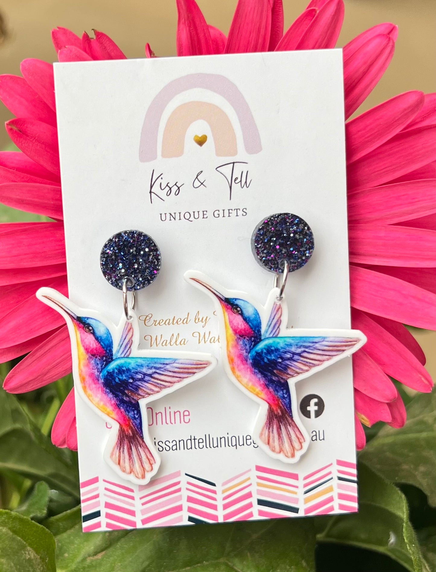 Hummingbird Dangle Earrings