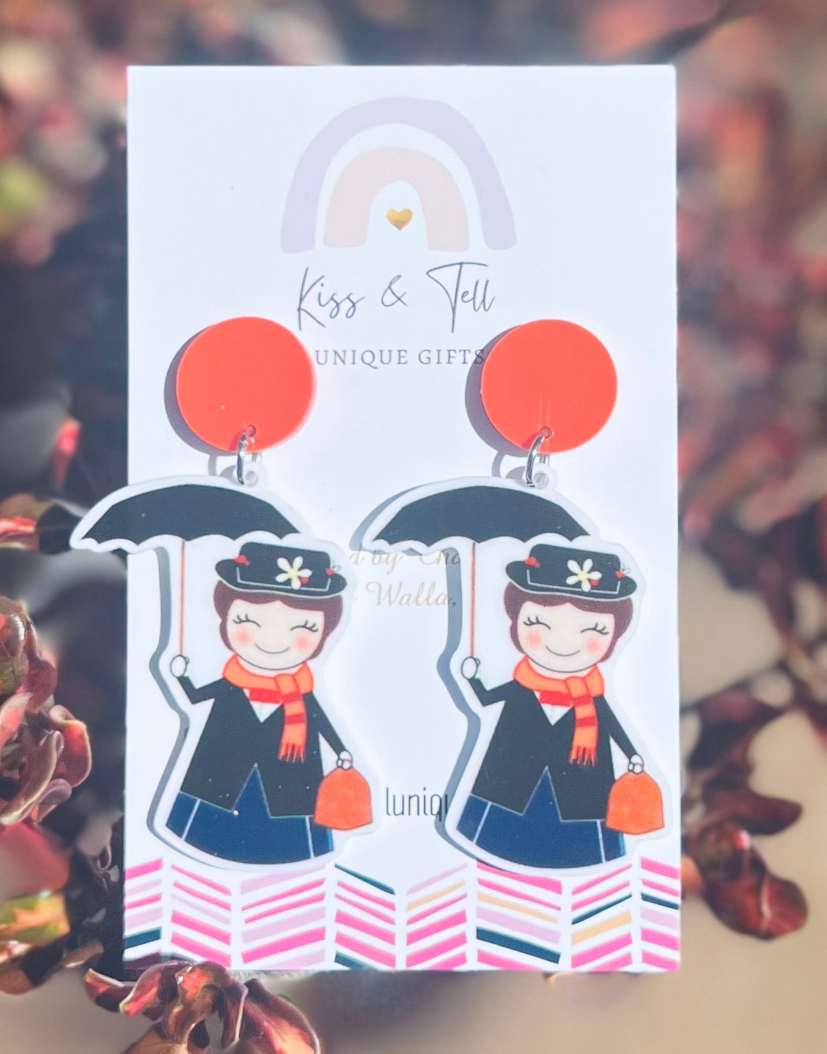 Mary Poppins Dangle Earrings