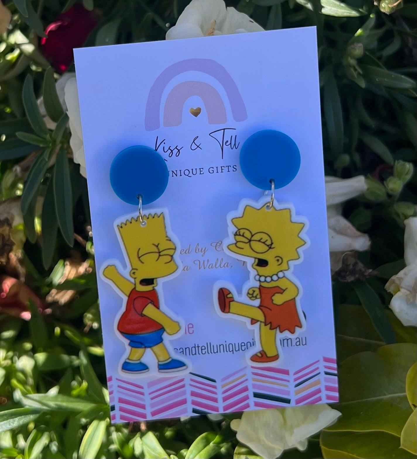 Bart & Lisa Dangle Earrings