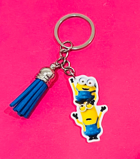 Kevin & Bob Minion Keyring