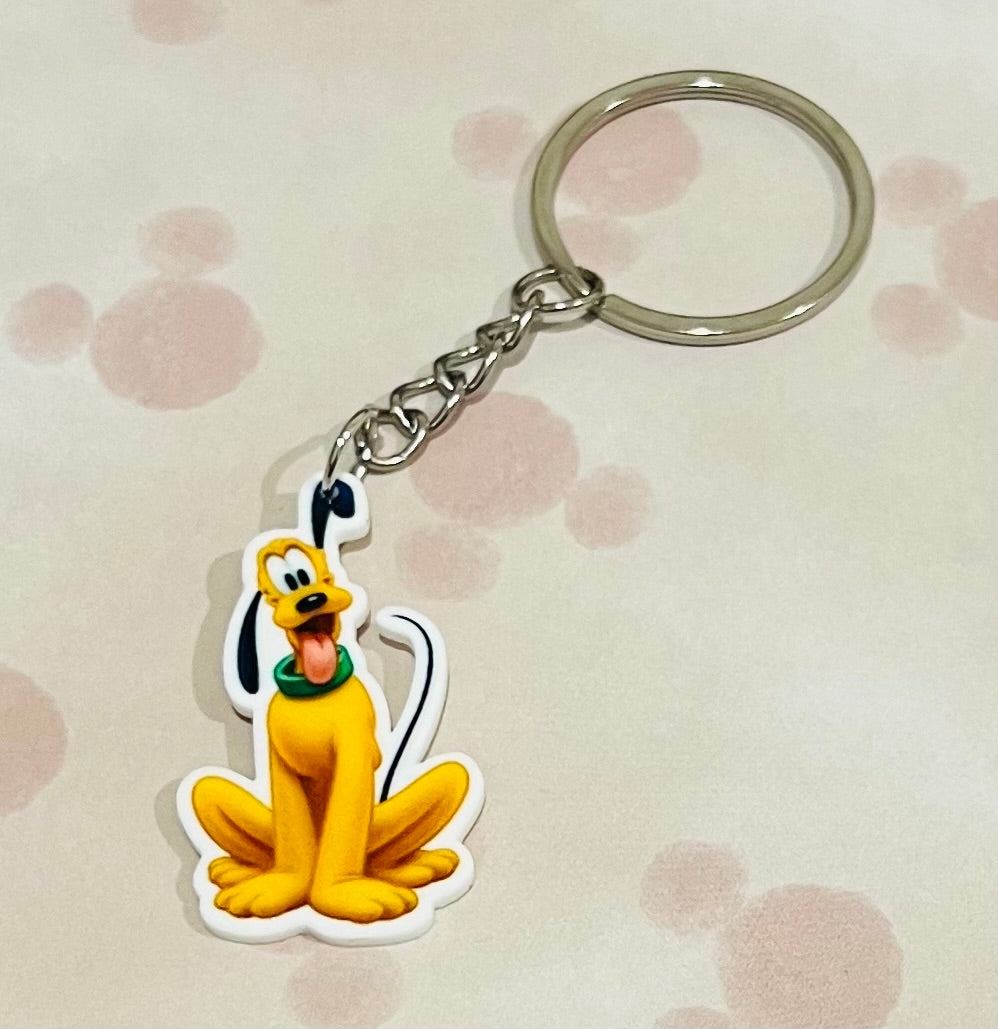 Pluto Dog Keyring