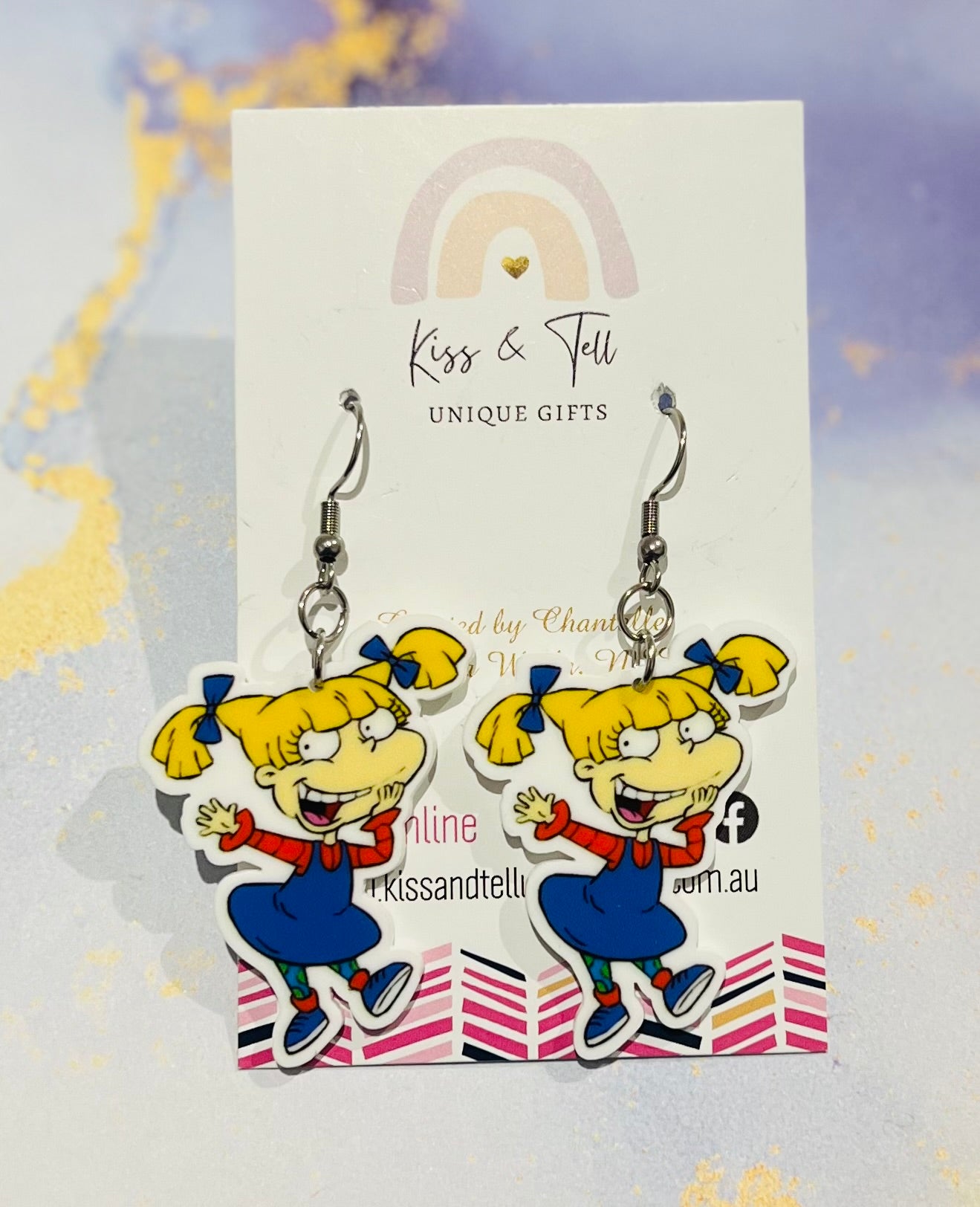 Rugrats Characters Dangle Earrings