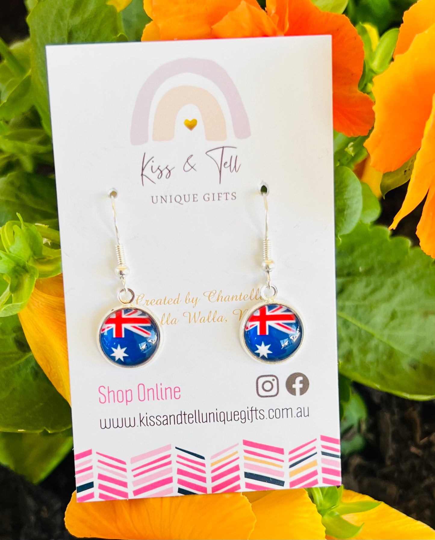 Australia Flag Earrings