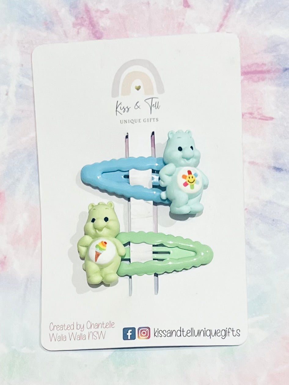 Care Bears Hair Clip Set