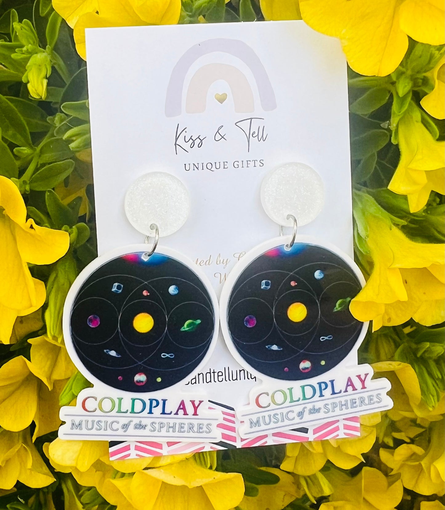 Coldplay Concert Dangle Earrings