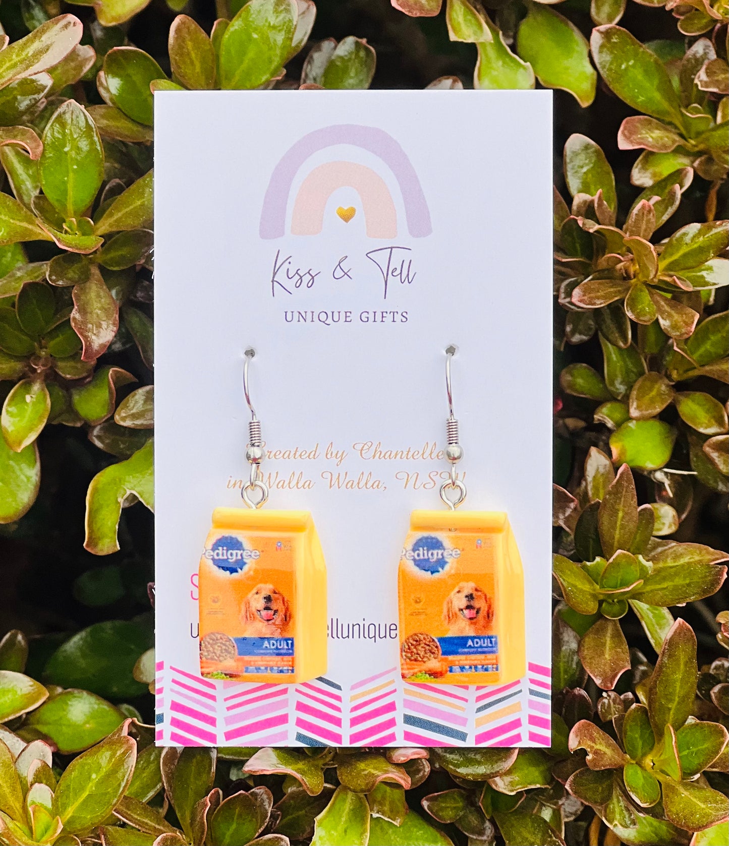 Dog Food Packet Earrings