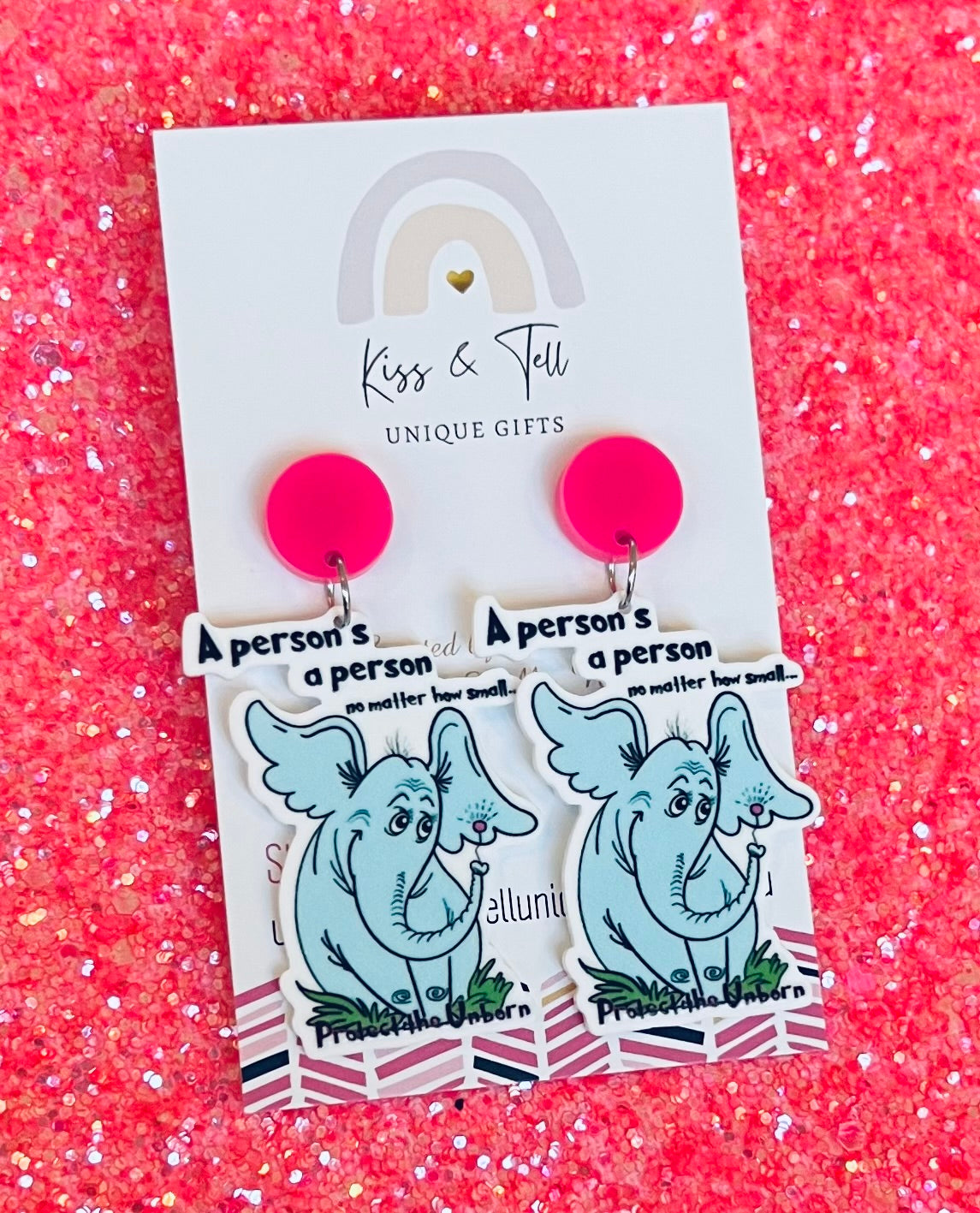 'Horton Hears A Who' Seuss Book Earrings