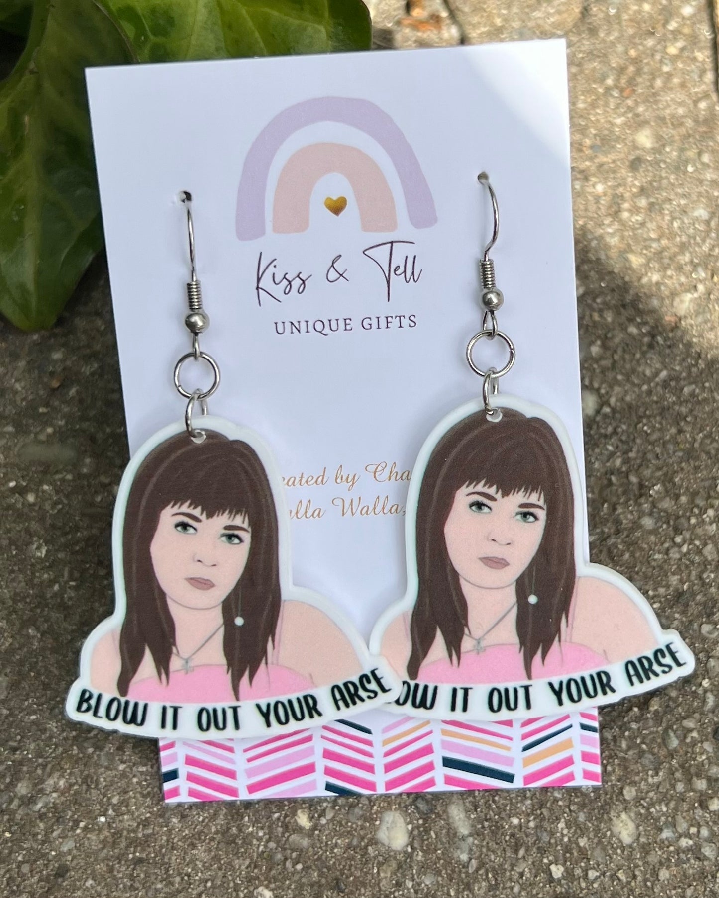 Novelty Kath & Kim Character Earrings