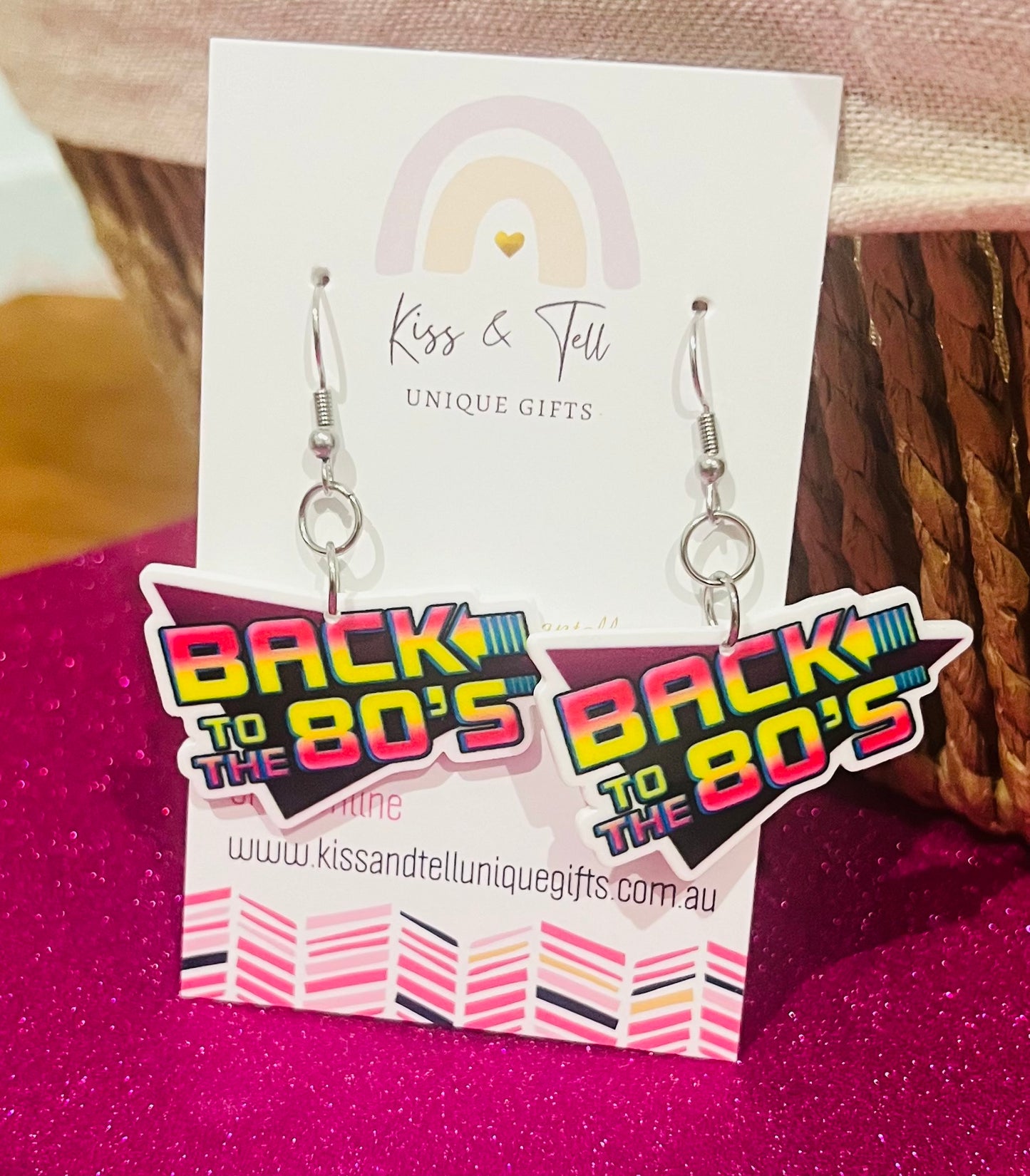 "Back To The 80’s" Dangle Earrings