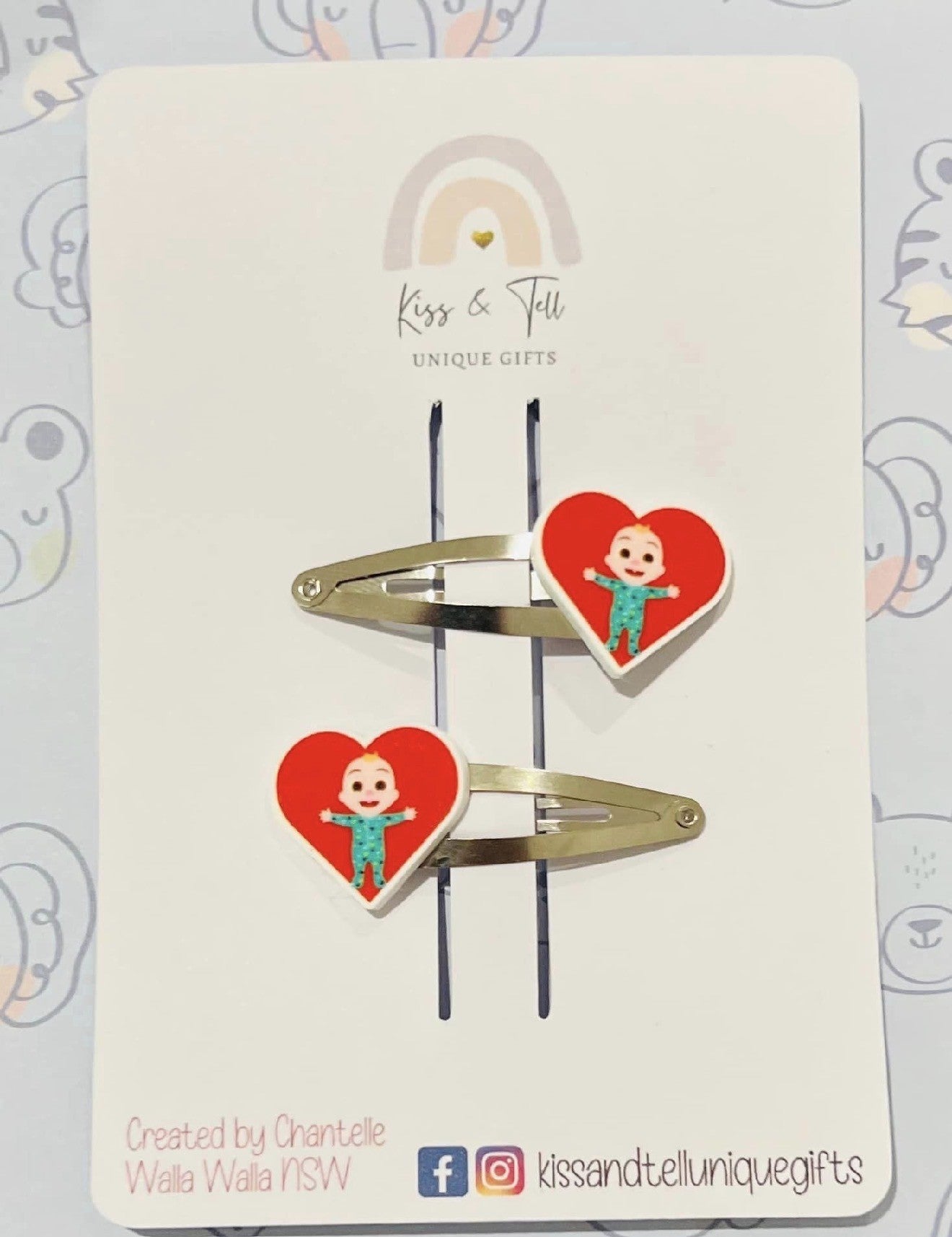 Cocomelon JJ Hair Clips