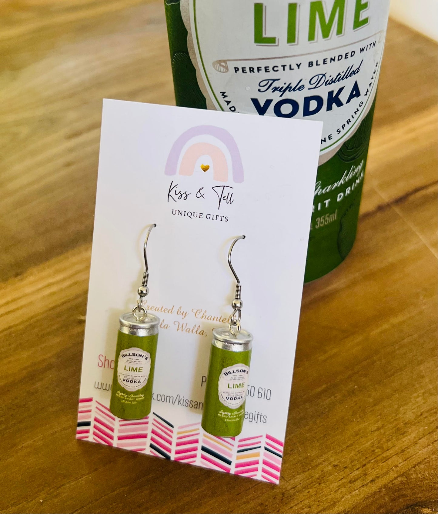 *SALE* Buy 1 = Get 1 FREE! Billson's Drink Earrings