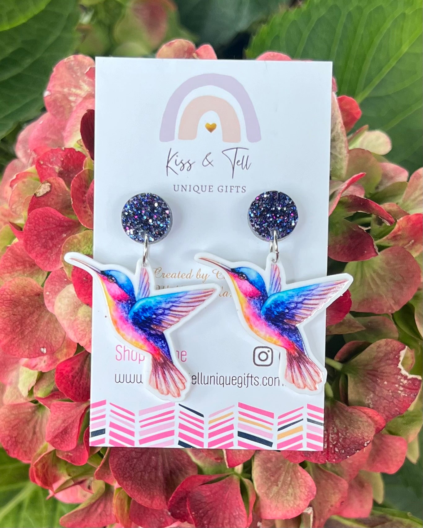 Hummingbird Dangle Earrings