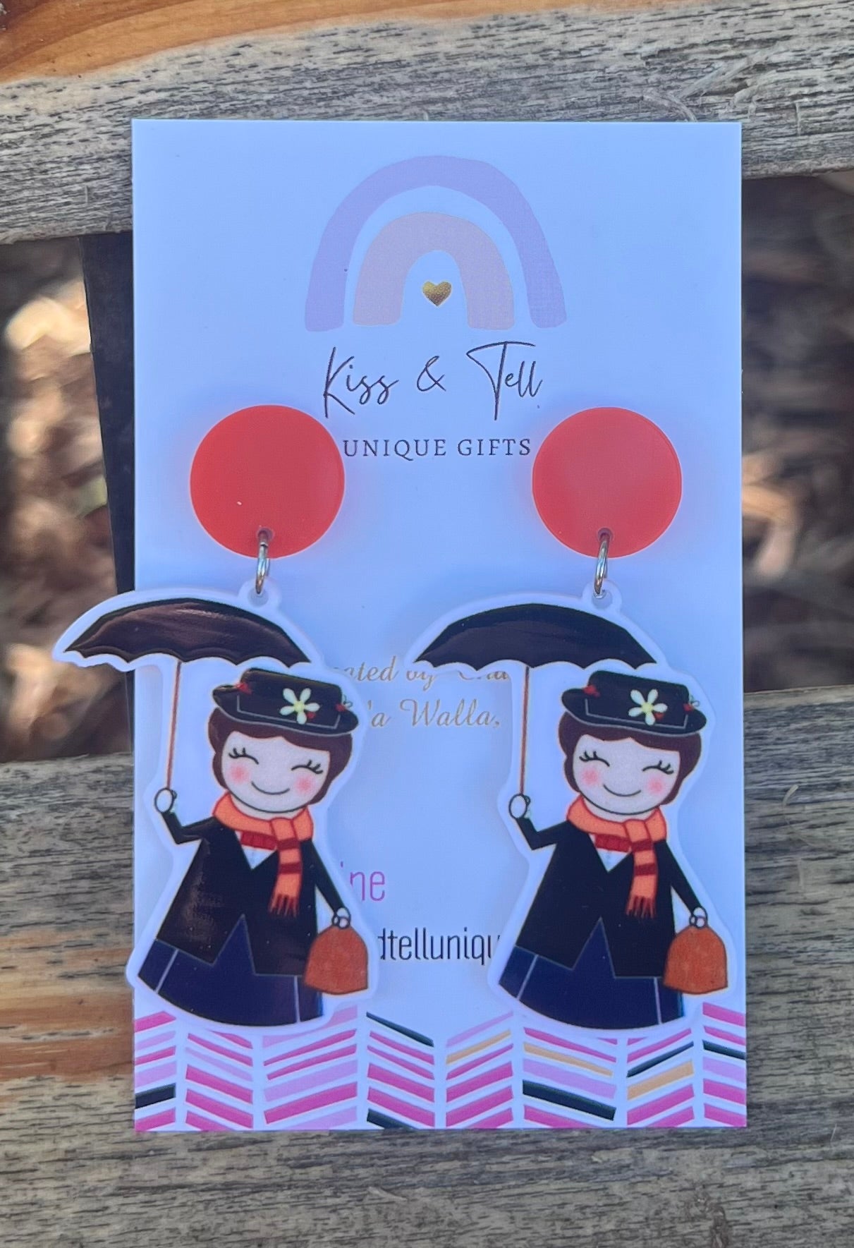 Mary Poppins Dangle Earrings