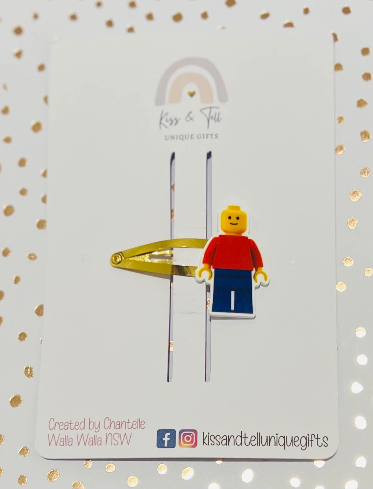 Lego Man Hair Clips