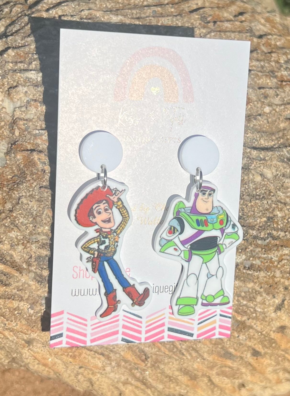 Woody & Buzz Toys Dangle Earrings