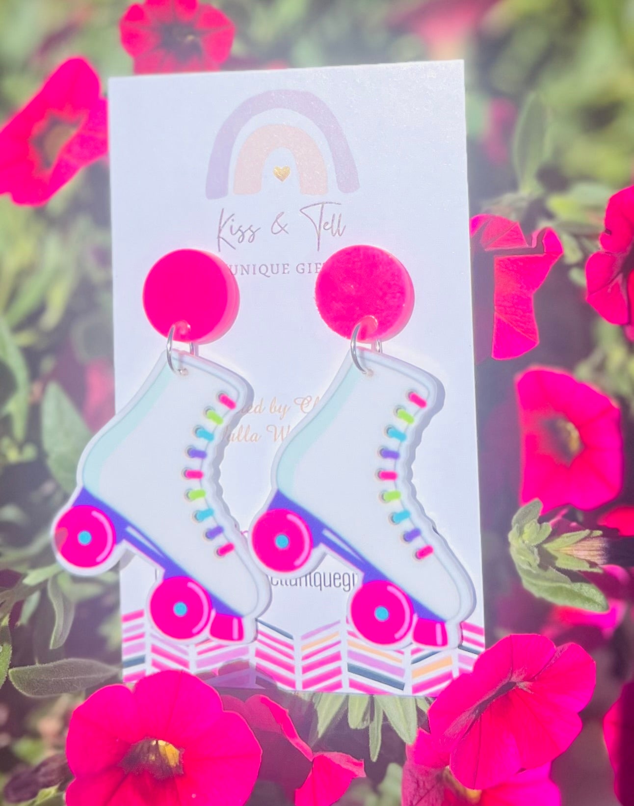 Roller Skate Dangle Earrings