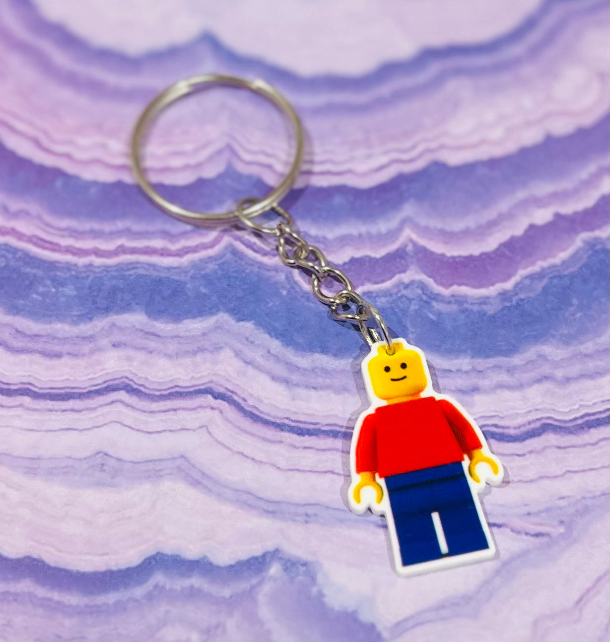 Lego Block Man Keyring