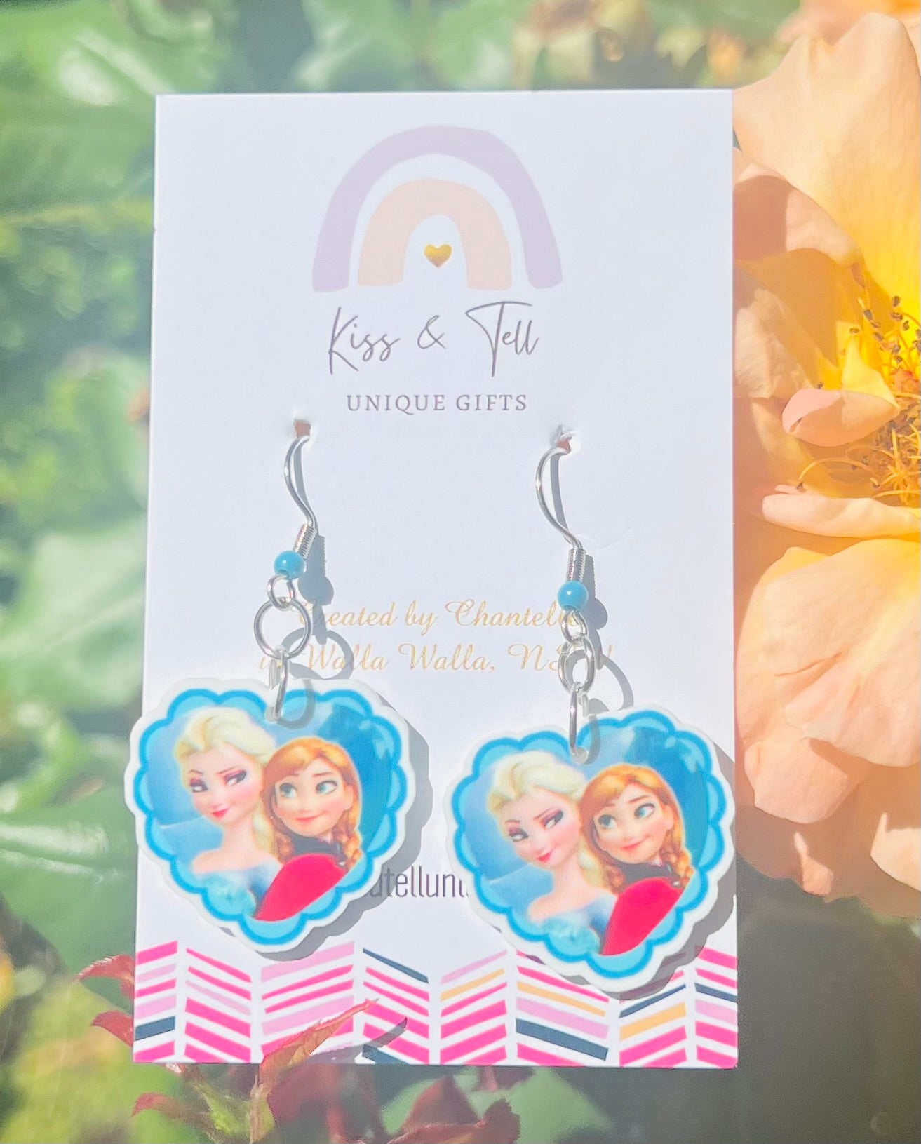 Frozen Characters Dangle Earrings