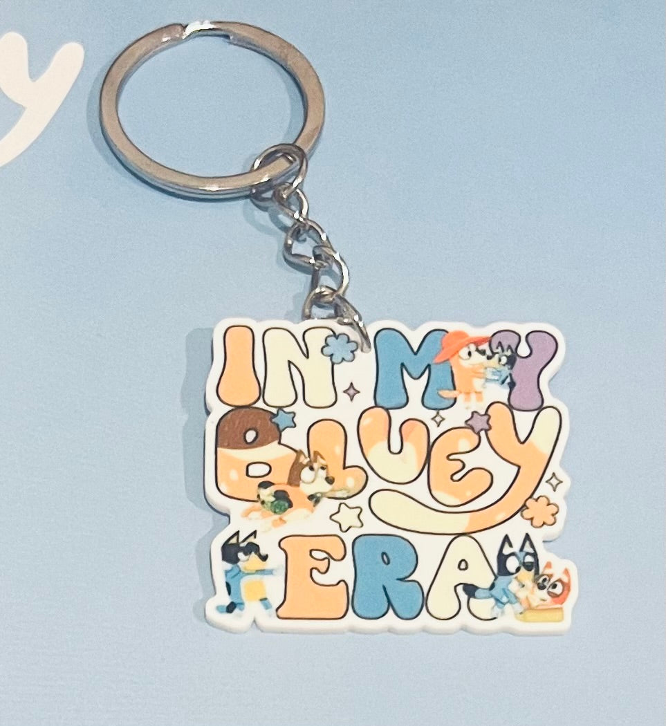 "In My Bluey Era" Keyring