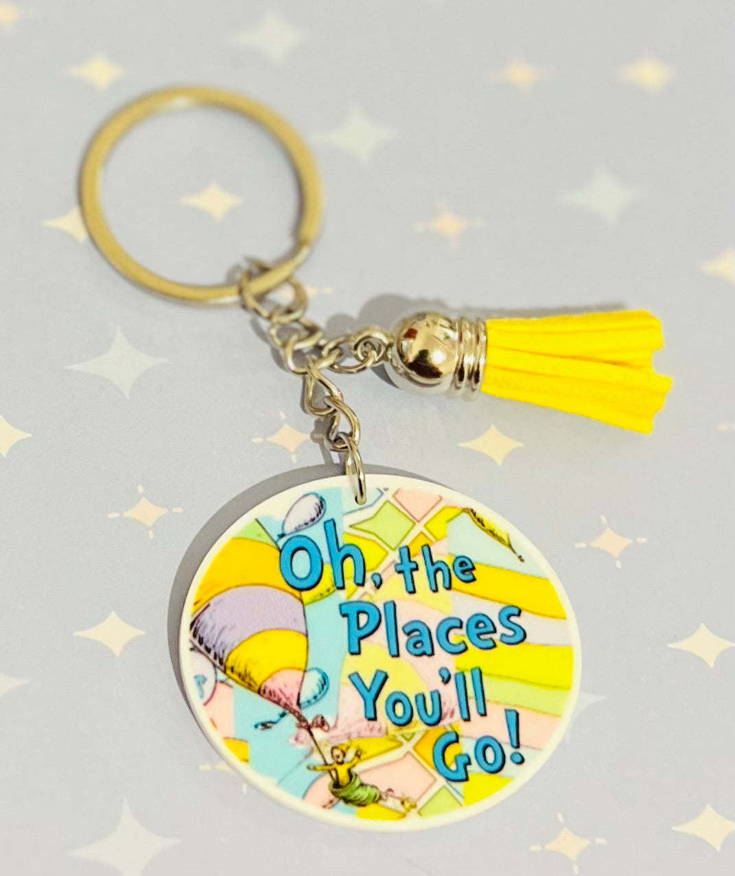 "Oh The Places You'll Go" Keyrings