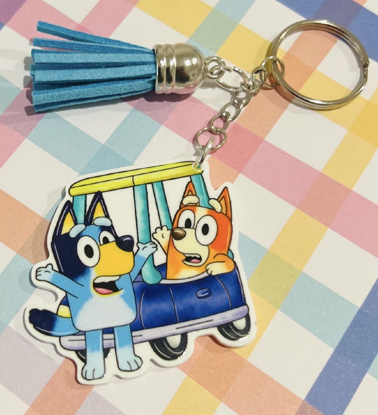Bluey & Bingo Keyrings