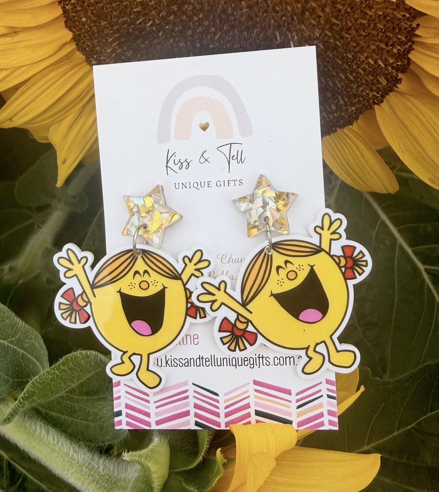 Cheering Miss Sunshine Dangle Earrings