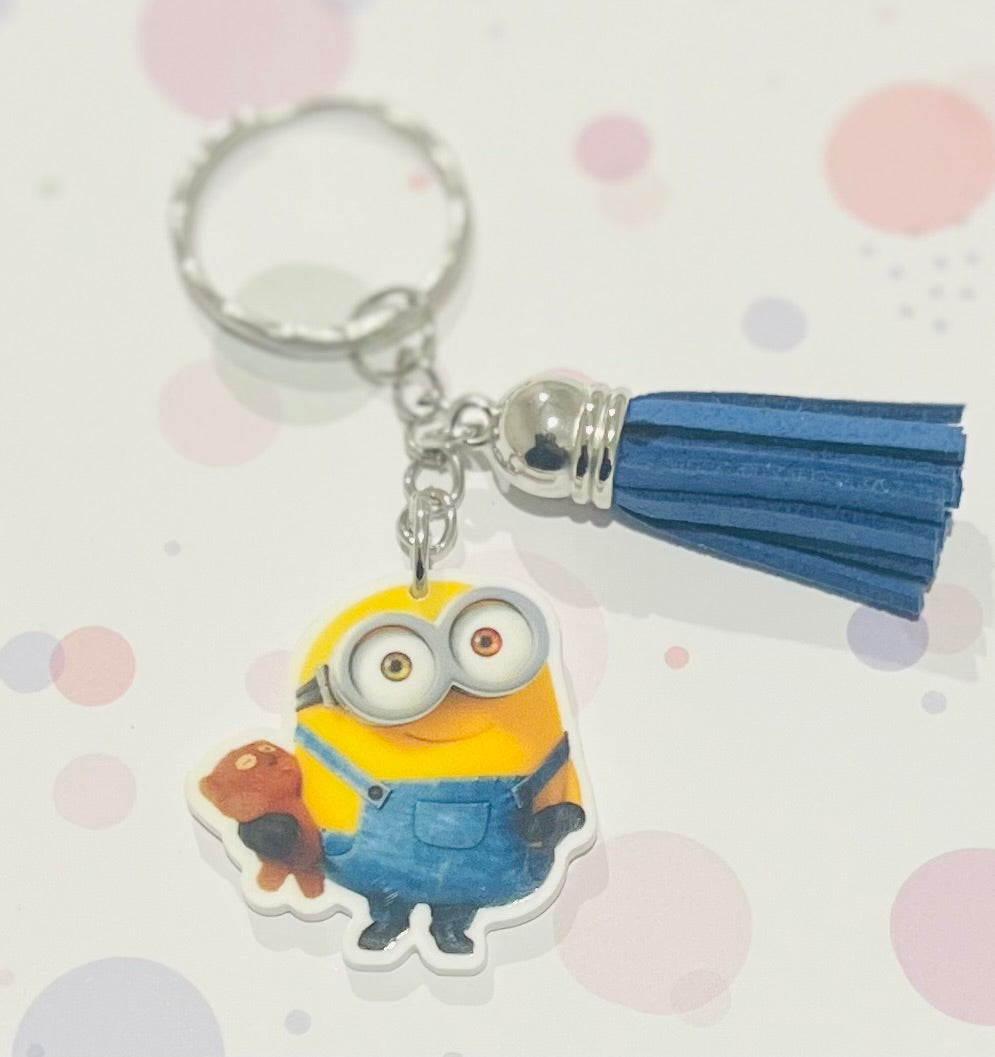 Bob Minion Keyring with Tassel