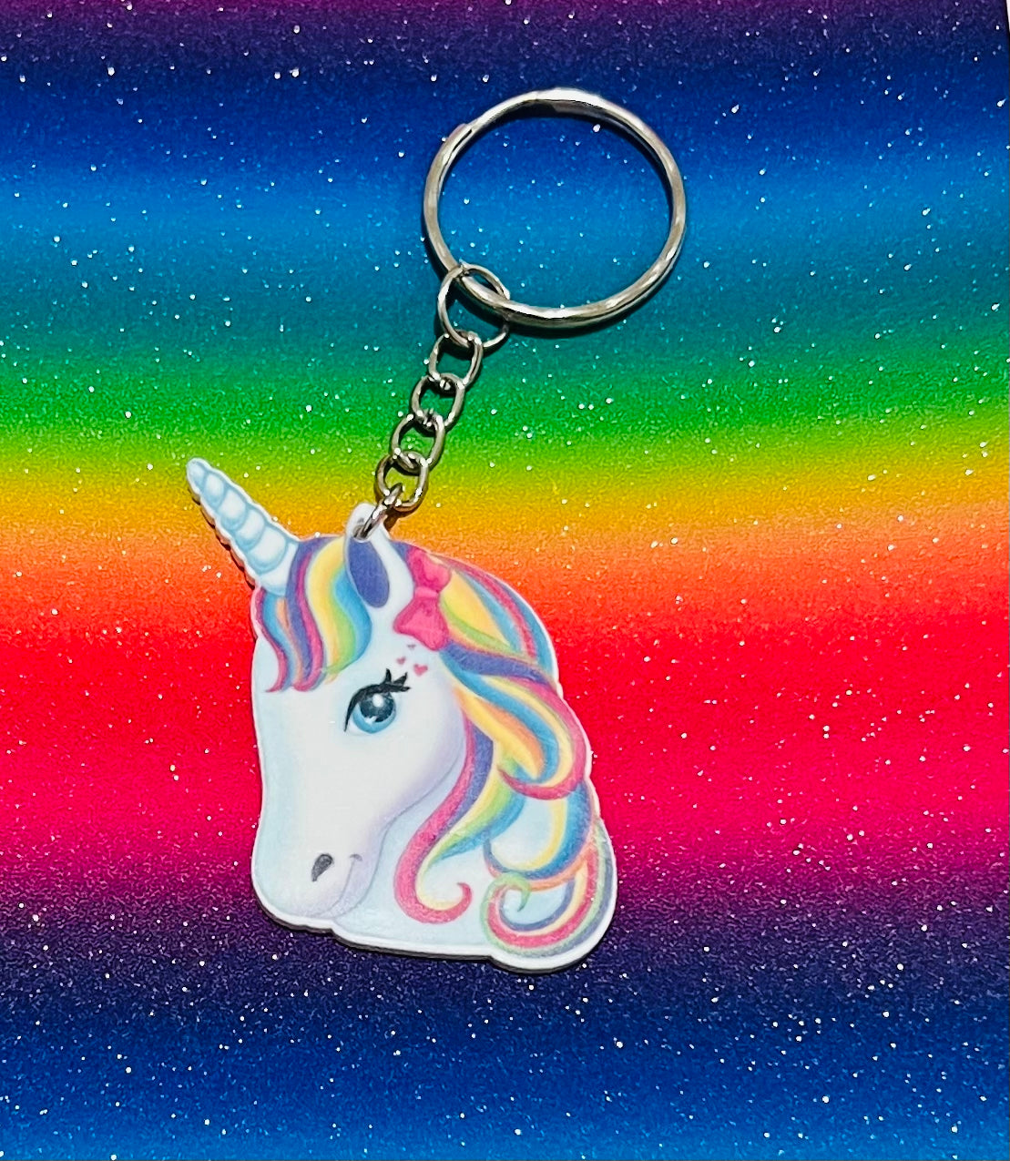 Unicorn Keyring