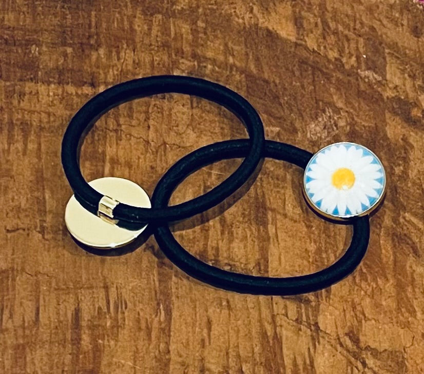 Daisy Flower Hair Tie