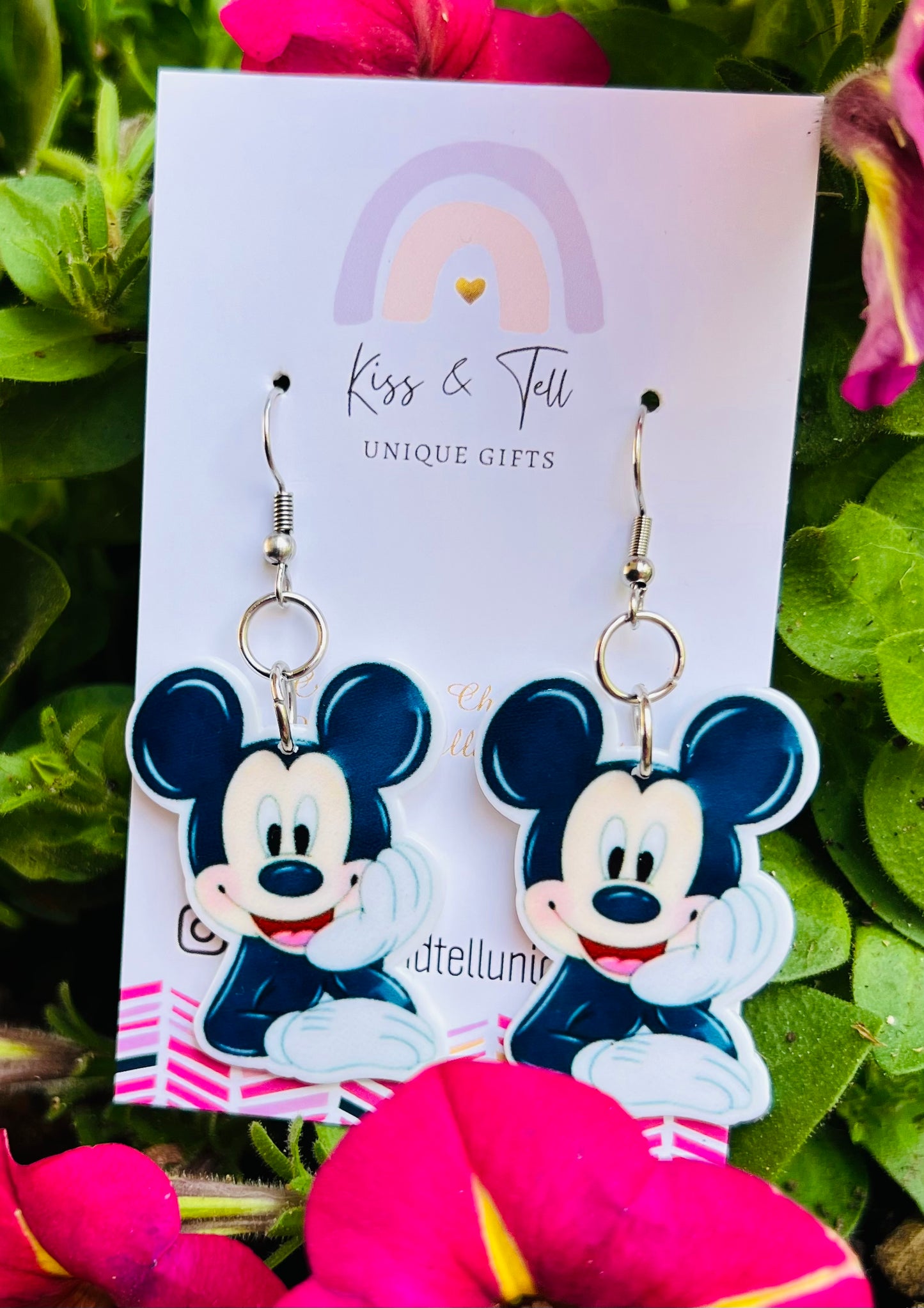 Mickey & Minnie Dangle Earrings