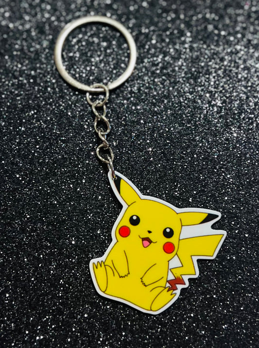 Pikachu Pokemon Character Keyring