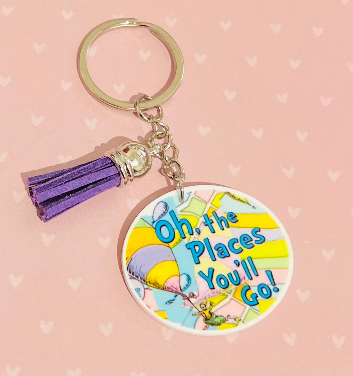 "Oh The Places You'll Go" Keyrings