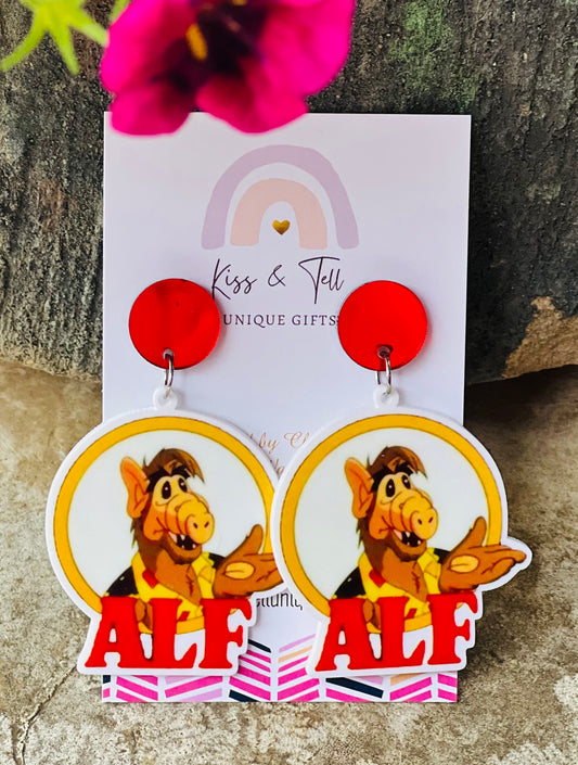 * SALE * ALF Character Dangle Earrings