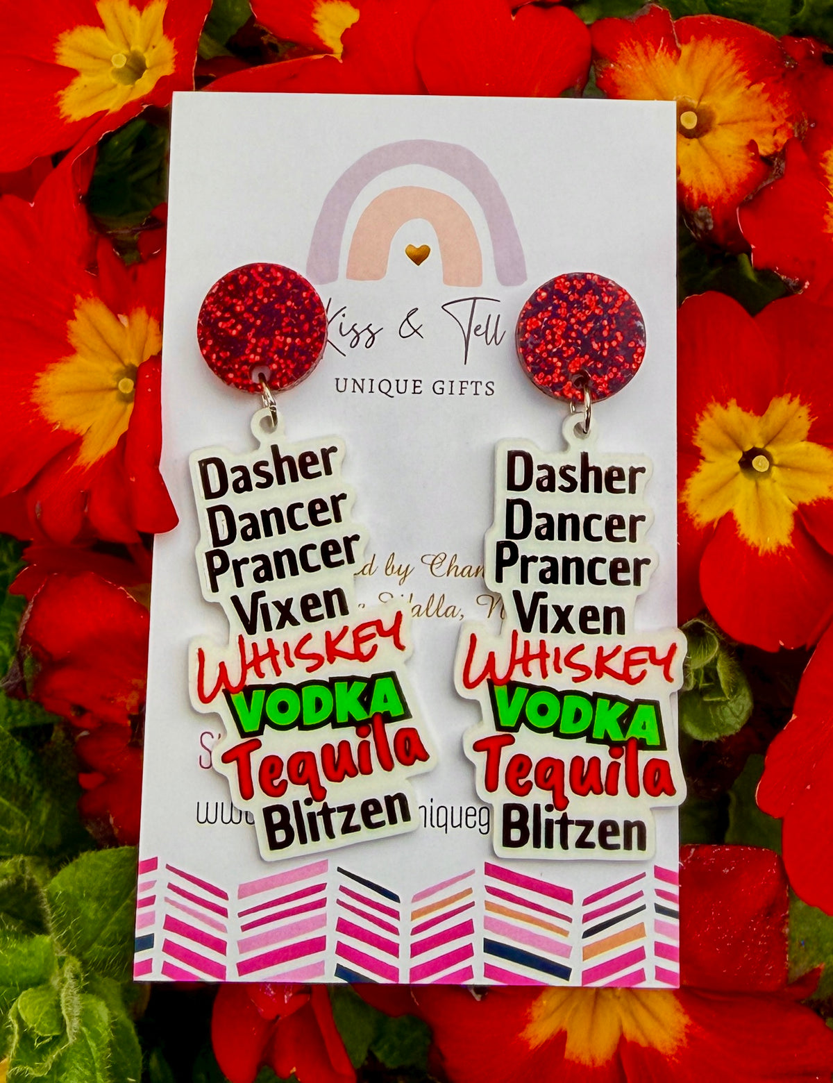 Novelty Christmas Statement Dangle Earrings
