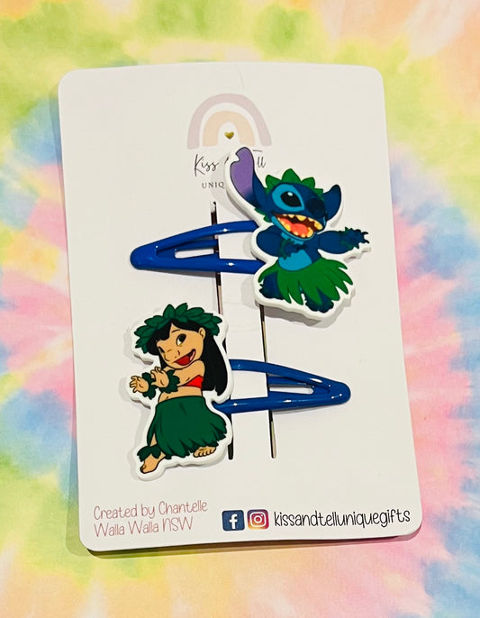 Lilo & Stitch Hair Clip Set