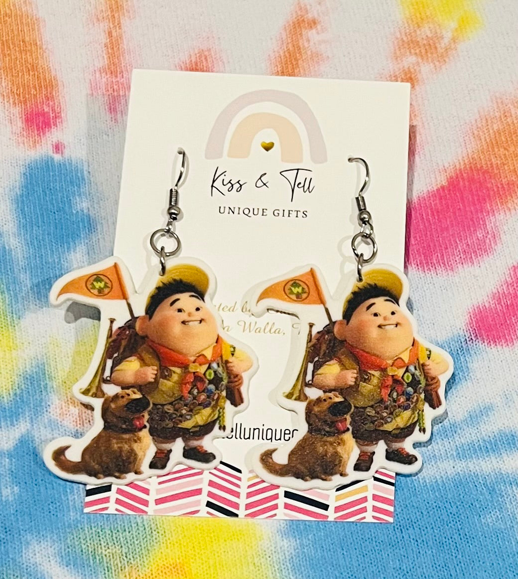 Up Movie Dangle Earrings